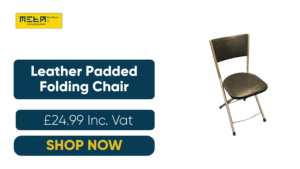 Leather Padded Folding Chair