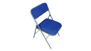 Blue Fabric Padded Chair