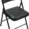 Faux Leather Folding Chair Set of Four in London